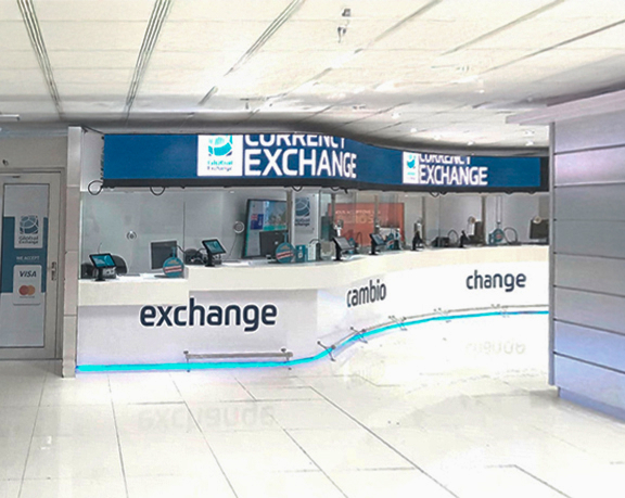 Foreign currency exchange office of Global Exchange located at Montego Bay Airport (Jamaica) Foreign currency exchange office of Global Exchange located at Montego Bay airport (Jamaica)