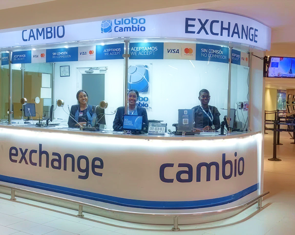 Oficina de cambio de moneda extranjera de Global Exchange ubicada en la República Dominican a Oficina de cambio de moneda extranjera de Global Exchange ubicada en la República Dominican a