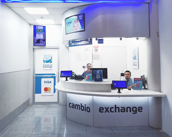 currency exchange office of Globo Cambio located at Daniel Oduber airport, in Liberia (Alajuela) Costa Rica currency exchange office of Globo Cambio located at Daniel Oduber airport, in Liberia (Alajuela) Costa Rica
