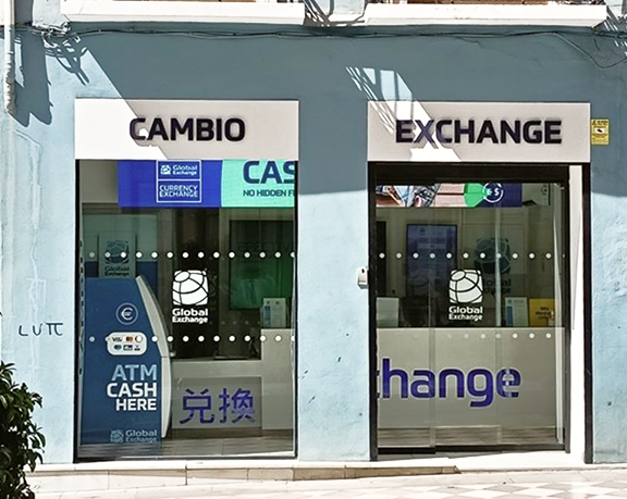 A branch for currency exchange of Global Exchange in Granada The currency exchange branch of Global Exchange in Granada located at number 47 on Reyes Católicos street