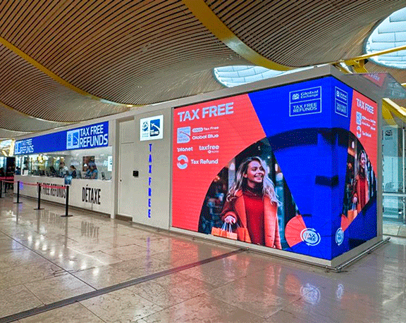 Loja de câmbio no Aeropuerto Adolfo Suárez Madrid-Barajas, Terminal 4 Satélite, Madrid