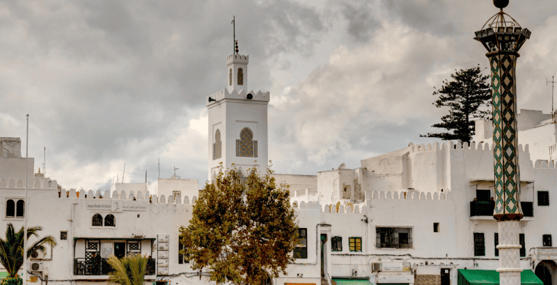Plaza Hassan II ubicada en Tetuán, Marruecos - Oficina de cambio de divisas de Global Exchange