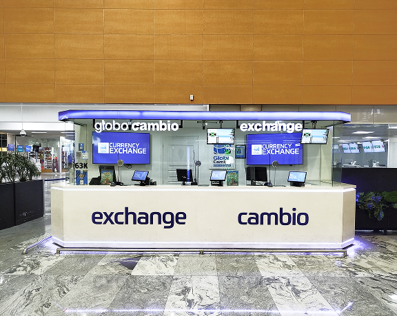 Oficina de cambio de moneda de Global Exchange en el aeropuerto de Guadalara (México) Oficina de cambio de moneda de Global Exchange en el aeropuerto de Guadalara (México)