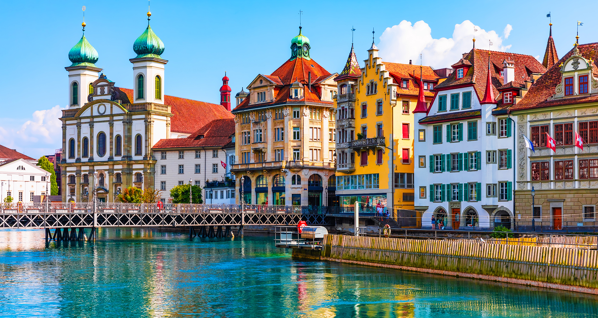 Arquitectura del casco antiguo de Lucerna, Suiza