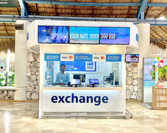 Oficina de cambio de moneda extranjera de Global Exchange ubicada en la República Dominican a Oficina de cambio de moneda extranjera de Global Exchange ubicada en la República Dominican a