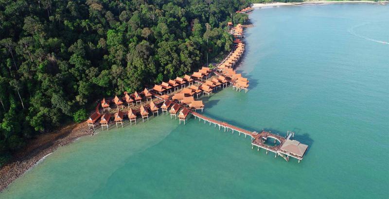 Una playa paradisiaca de Langkawi Una playa paradisiaca de Langkawi