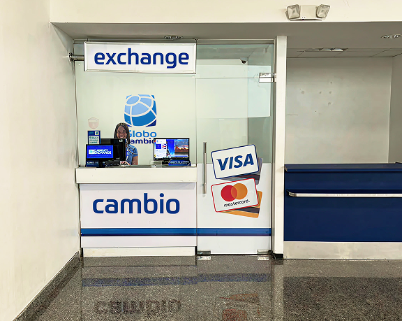 Oficina de cambio de moneda extranjera ubicada en la República Dominicana