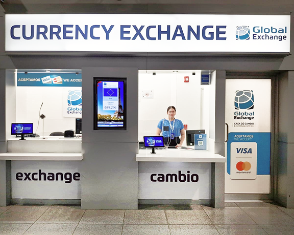 currency exchange office of Globo Cambio located at Daniel Oduber airport, in Liberia (Alajuela) Costa Rica currency exchange office of Globo Cambio located at Daniel Oduber airport, in Liberia (Alajuela) Costa Rica